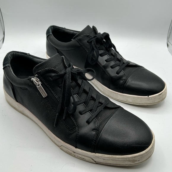 Calvin Klein - Leather Sneaker 10.5 Men - Picture 1 of 5